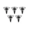 5x Incandescent Spot PAR38 | E27 Dimmable | 60W 122mm Frosted
