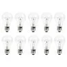 10x Incandescent Light Bulb | E27 Dimmable | 60W