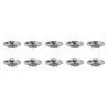 10x Halogen Spot 12V | G53 Dimmable | 100W 58mm