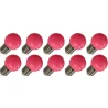 Lighto | LED Bulb | Large Socket E27 | Globe Bulb | Pink | 45mm | 1W | Pack of 10
