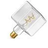 SPL | LED Filament | Large fitting E27 | Cube bulb | Bright | 4W | Dimmable