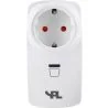 SPL LED Plug in Dimmer | 3-100W White | Trailing Edge