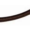 Textile cable brown round 2x0.75mm per meter