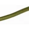 Textile cable green round 2x0.75mm per meter