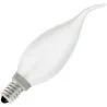 Incandescent Flame Candle bulb with tip | E14 Dimmable | 15W Frosted