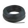 Cable black flat 2x0.75mm per meter