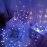 Modee | Christmas Lights LED Light String | 10m | 100 Lights with 8 Light Stages | IP44 | Cold White Light