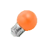 Lighto | LED Golf Ball Bulb Plastic | E27 | 1W Orange