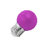 Lighto | LED Golf Ball Bulb Plastic | E27 | 1W Purple