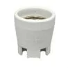 Fixture porcelain E27 white