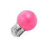 Lighto | LED Golf Ball Bulb Plastic | E27 | 1W Pink