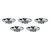 5x Halogen Spot 12V | G53 Dimmable | 75W 58mm
