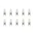 10x Halogen capsule bulb 42W 230V G9 (replaces 60W)
