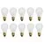 10x Incandescent Light Bulb | E27 Dimmable | 40W Frosted