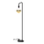 Calex | U-Line Floor Lamp | Black | E27 socket | With on/off switch | Max. 1x60W | H155cm | 180cm cable