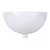 Bailey ceiling cup bowl white + white cord grip