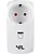 SPL LED Plug in Dimmer | 3-100W White | Trailing Edge