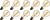 Lighto | LED Filament | Large Socket E27 | Standard Bulb | Gold | 60mm | 4W | Pack of 10