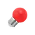 Lighto | LED Golf Ball Bulb Plastic | E27 | 1W Red